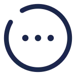 Menu Dots Circle SVG Icon